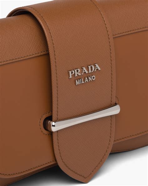 prada sidonie shoulder bag cognac|Prada.